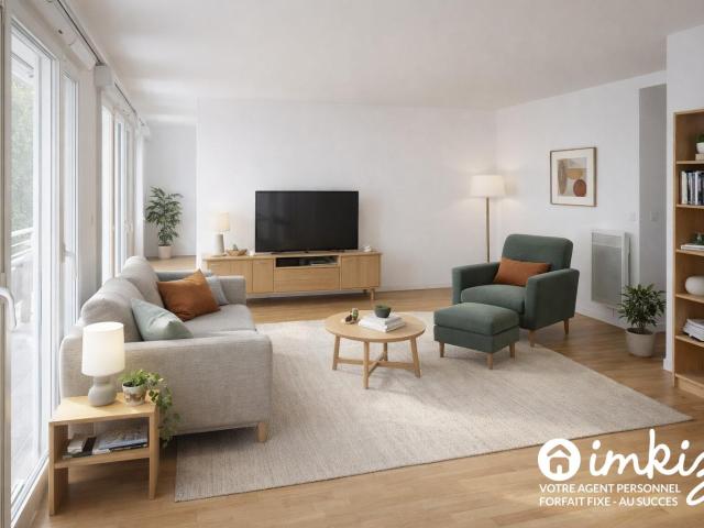 Appartement 4 pièces, accès direct Coulée Verte