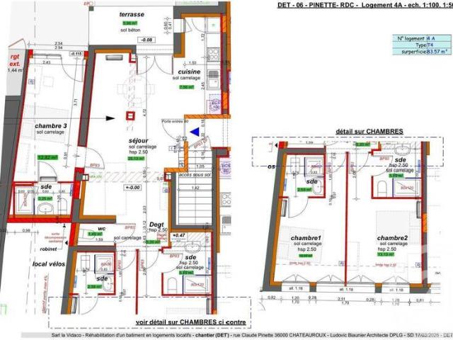 Appartement 4 pièces Châteauroux 36000