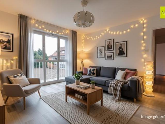 Appartement 4 pièces de 77.77 m2 avec loggia, ascenseur et c