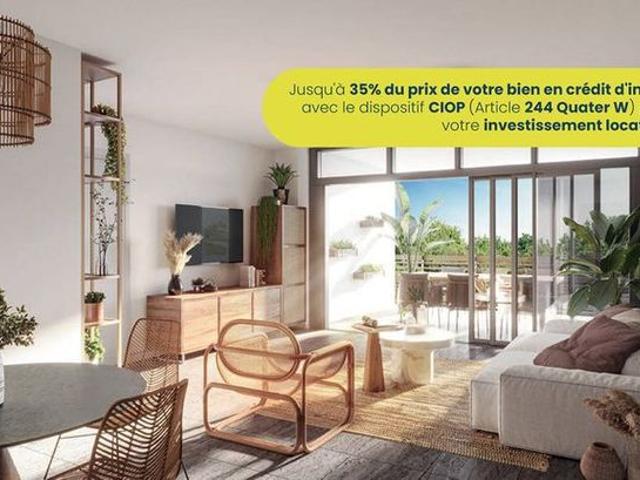 Appartement 4 pièces Saint Leu résidence de standing avec vue sur la mer