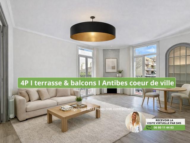 Appartement 4P à vendre à Antibes 06600