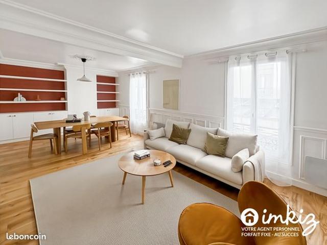 Appartement 51 m² Charme de l'ancien Paris 9 e