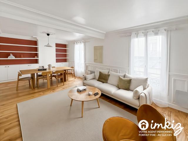 Appartement 51 m² Charme de l'ancien Paris 9 e