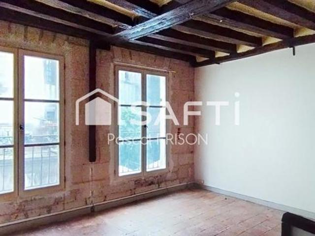 Appartement 57 m² à rénover dans quartier historique vieux tours