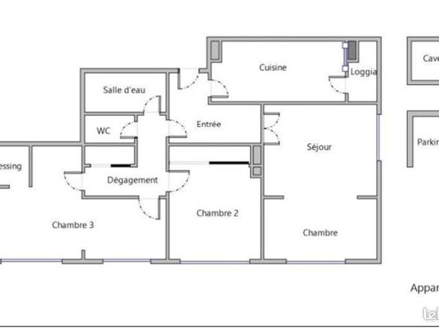 Appartement 5 pièces 83 m²