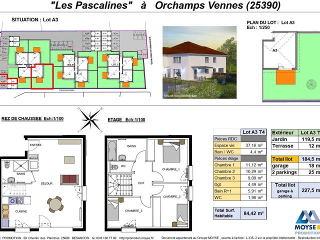 Appartement 5 pièces 84 m²