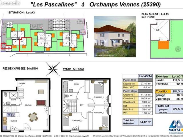 Appartement 5 pièces 84 m²
