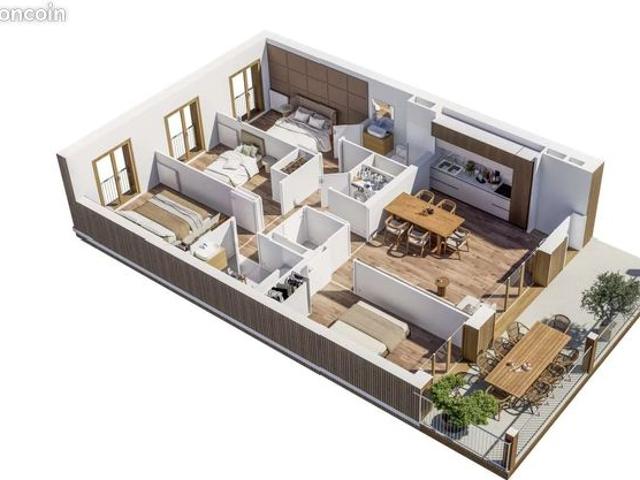 Appartement 5 pièces 88 m²