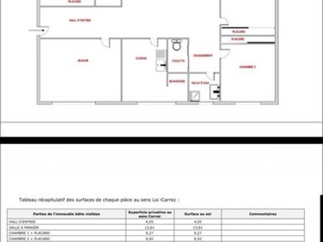 Appartement 5 pièces 88 m²