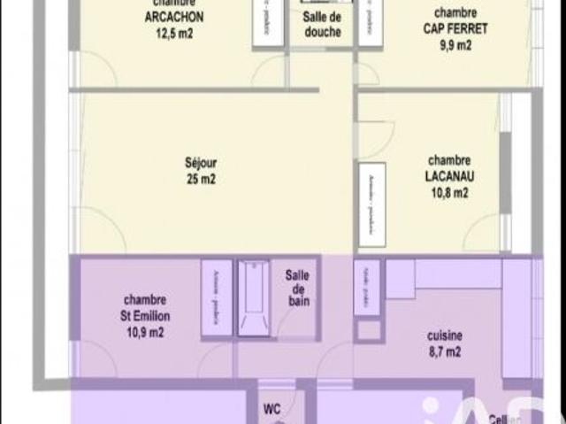 Appartement 5 pièces, 94 m² à louer à Pessac 33600