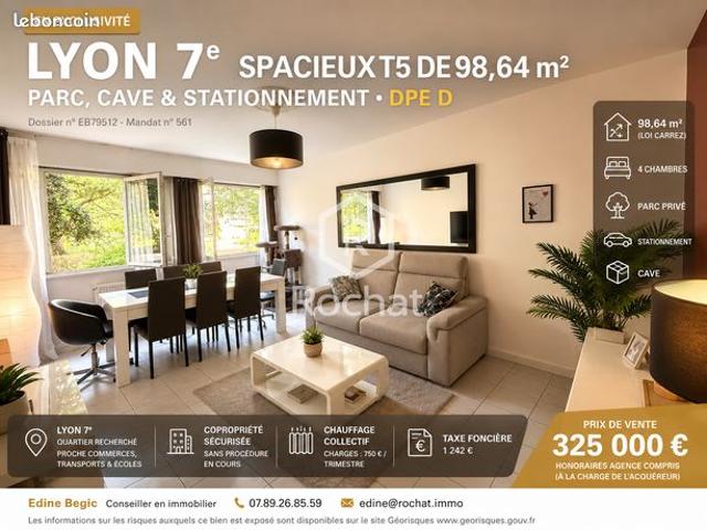 Appartement 5 pièces 99 m²