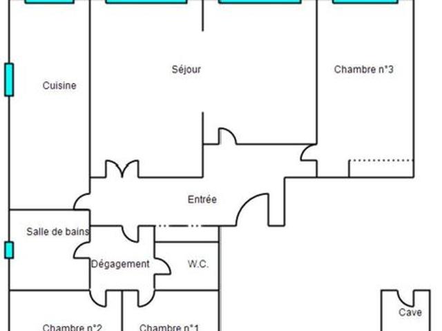 Appartement 5 pièces 102 m²
