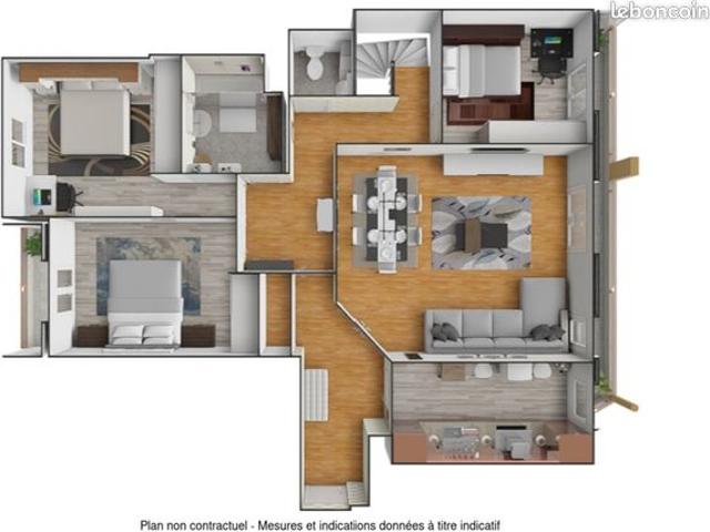 APPARTEMENT 5 pièces 106 m²