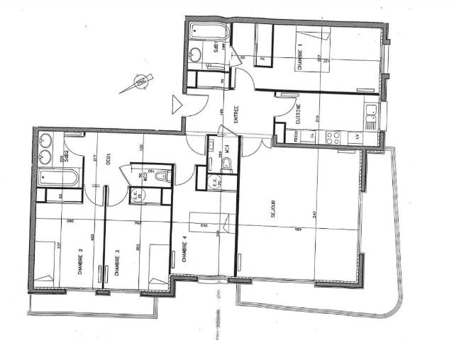 Appartement 5 pièces 109 m²