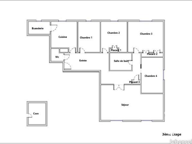 Appartement 5 pièces 110 m²