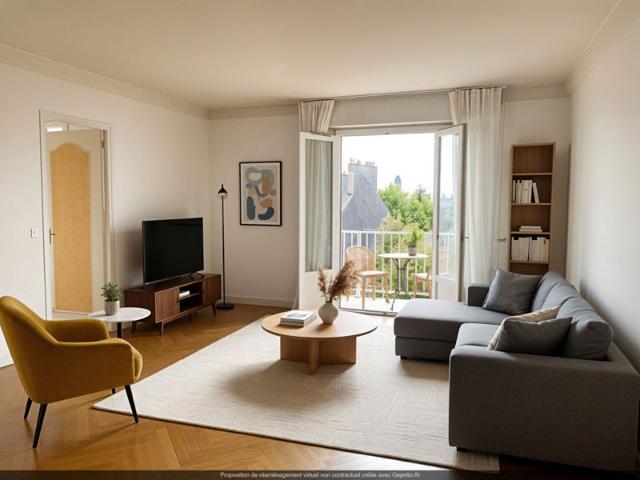 Appartement 5 pièces 114 m² + Balcon Garage Rond point de Vannes