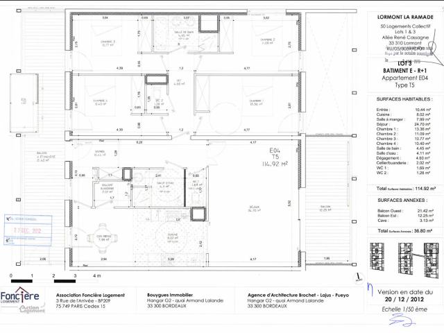 Appartement 5 pièces 115 m²