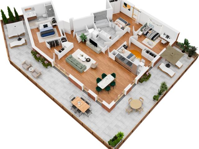 Appartement 5 pièces 126m2