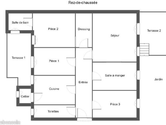 Appartement 5 pièces 128 m²