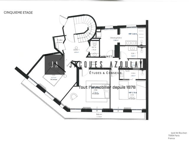 Appartement 5 pièces 156 m²