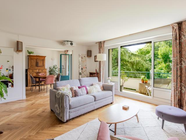 Appartement 5 pièces avec balcon vue verdure et La Défense