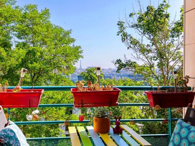 Appartement 5 pièces avec terrasse et vue Tour Eiffel
