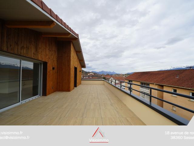 Appartement 5P neuf 128 m2 + terrasse 63 m2 vue panoramique exceptionnelle