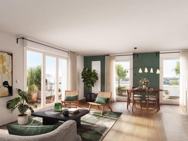 Appartement 63,89 m2 3 pièces