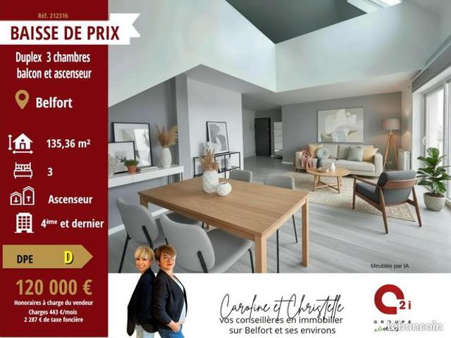 Appartement 6 pièces 135 m²