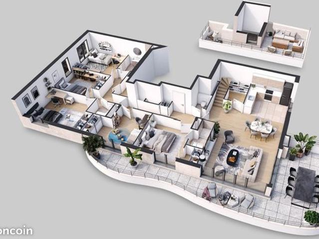 Appartement 6 pièces 139 m²