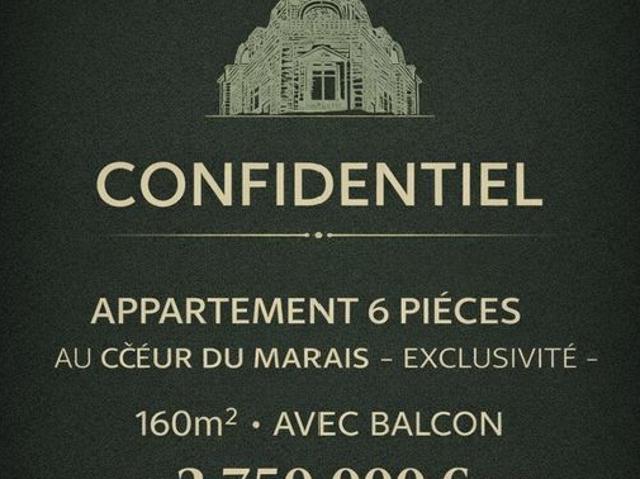 Appartement 6 pièces 156 m²