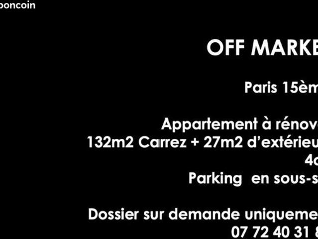 Appartement 6 pièces 132 m²