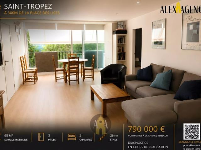Appartement 70m2 2 chambres Saint Tropez