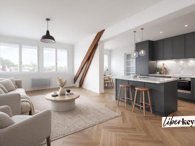 Appartement 83 m² – Esprit loft ou familial – Hyper centre M. 83m² Montfort l'Amaury