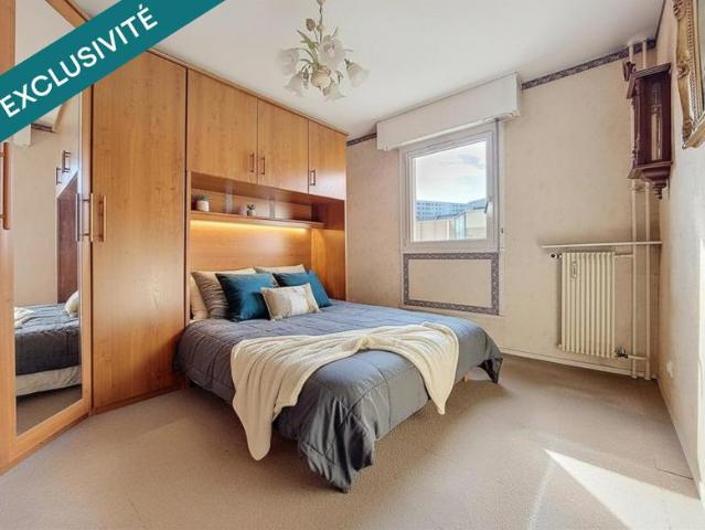 Appartement 85m² lumineux 3 chambres avec balcon, parking et cave
