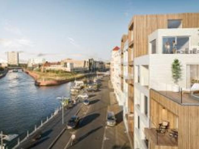 Appartement 93,1 m² aan de Leie met 2 kamers en een terr