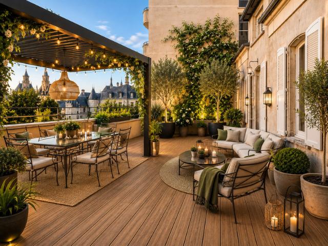 Appartement 91 m² avec Terrasse exceptionnelle de 150 m² – Une Maison dans le Ciel Plein Centre Nevers