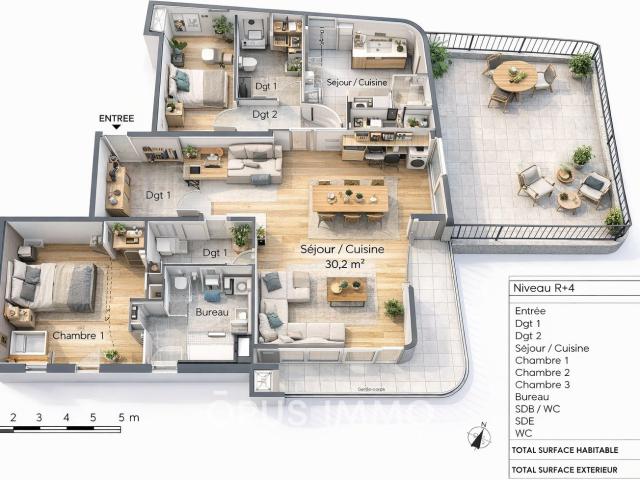 Appartement 97m² Montpellier