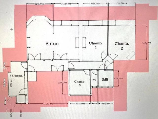 Appartement 100 m2 Paris 5ème