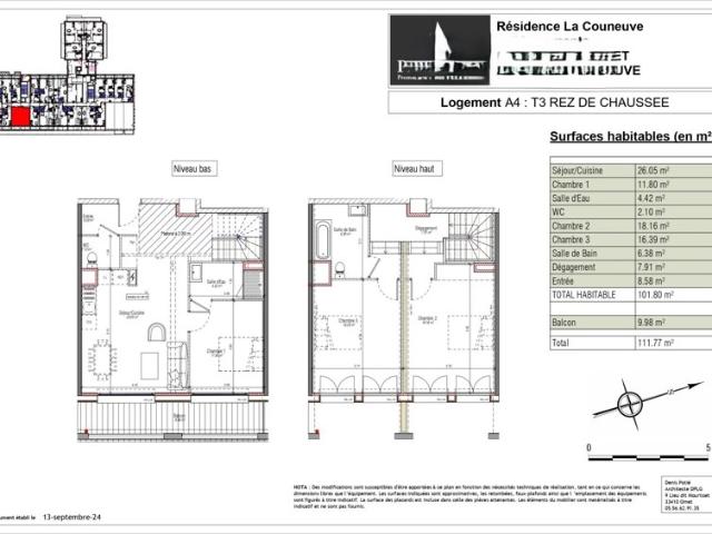 Appartement 101 m2 4 pièces