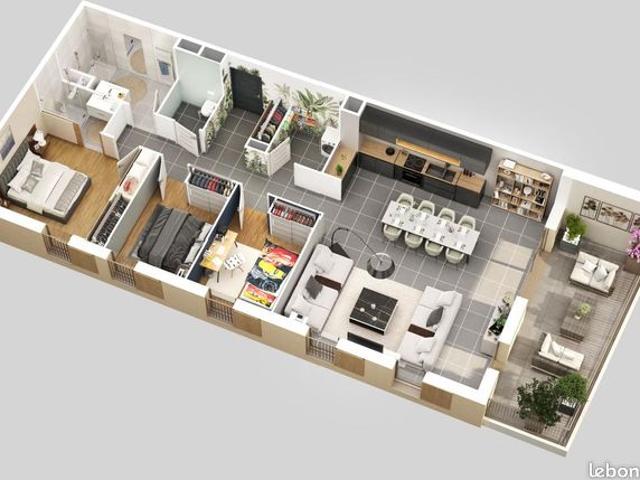 Appartement 101 m² Beaumont Les Valence