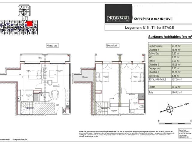 Appartement 107 m2 4 pièces