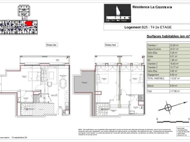 Appartement 110 m2 4 pièces