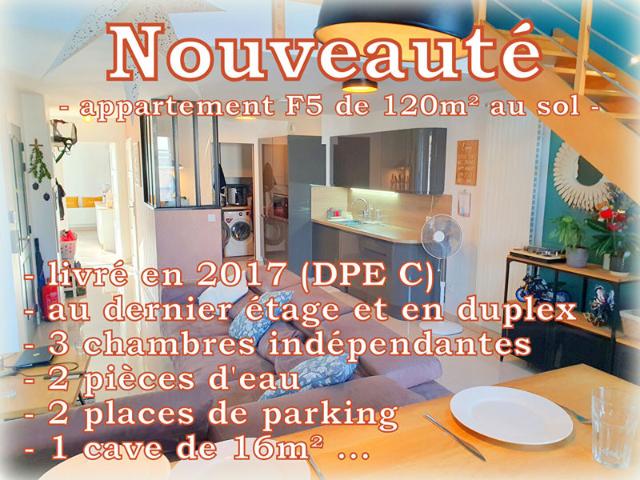 Appartement 110 m2 5 pièces