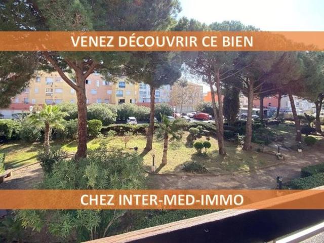 A Vendre Le Cap d'Agde 34300 secteur Marina Appartement Studio Cabine avec loggia et parkin parivatif