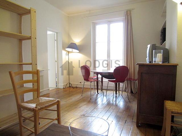 Appartement 1 chambre meublé avec cheminée Auteuil Paris 16°