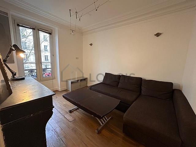 Appartement 1 chambre meublé avec cheminée Batignolles Paris 17°