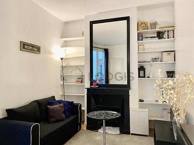 Appartement 1 chambre meublé avec cheminée et local à vélos Jardin des Plantes Paris 5°