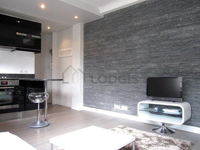 Appartement 1 chambre meublé avec ascenseur et concierge Auteuil Paris 16°