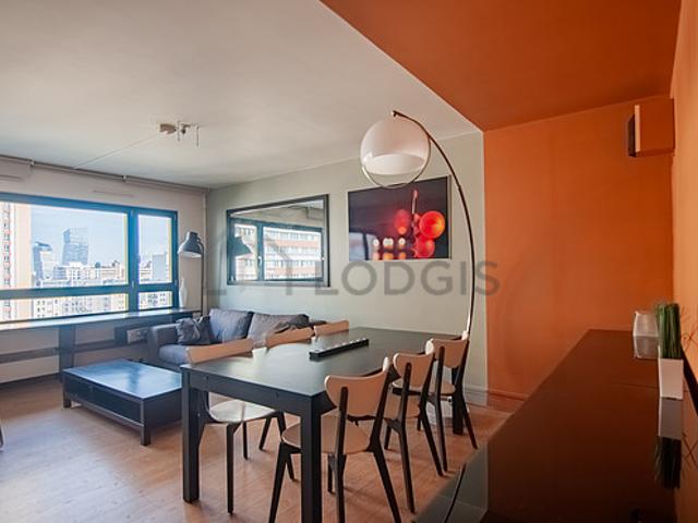 Appartement 1 chambre meublé avec garage, ascenseur et concierge Place d'Italie Paris 13°